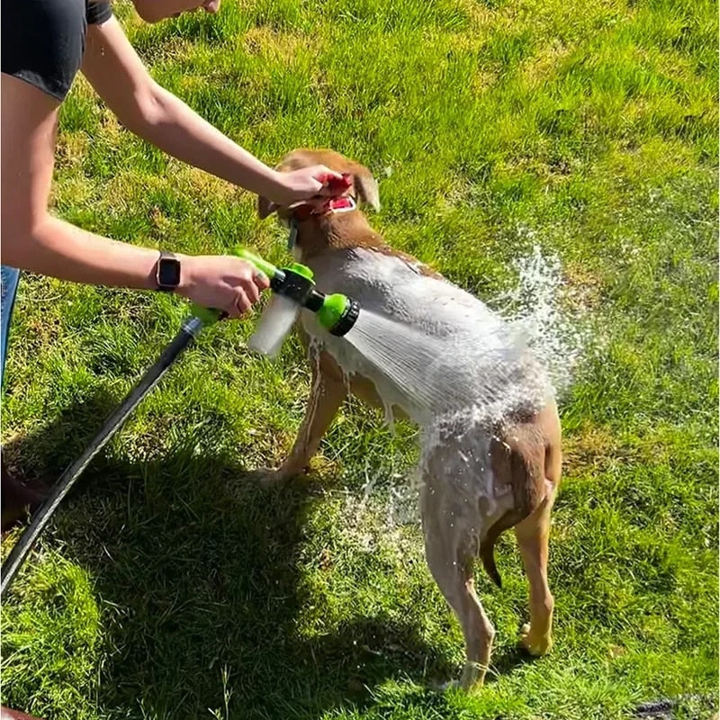Doggie Shower Nozzle Pro. Take the Trouble out of Bath Time