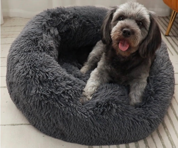 Plush Round Dog Beds