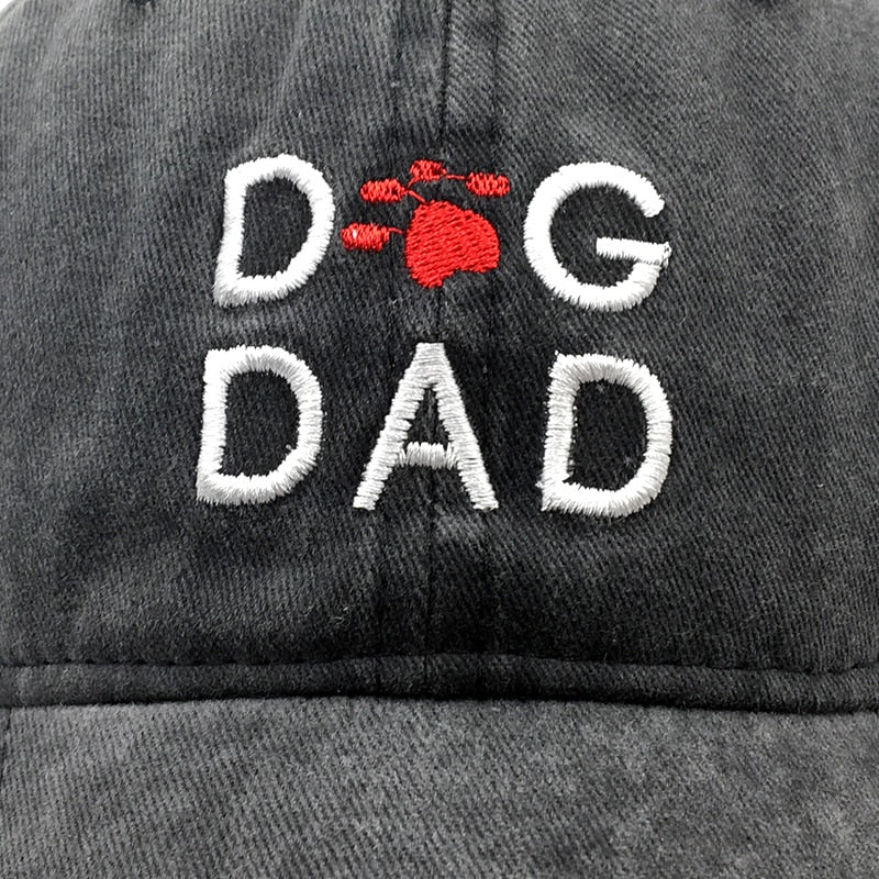 Dog Dad Vintage Baseball Cap