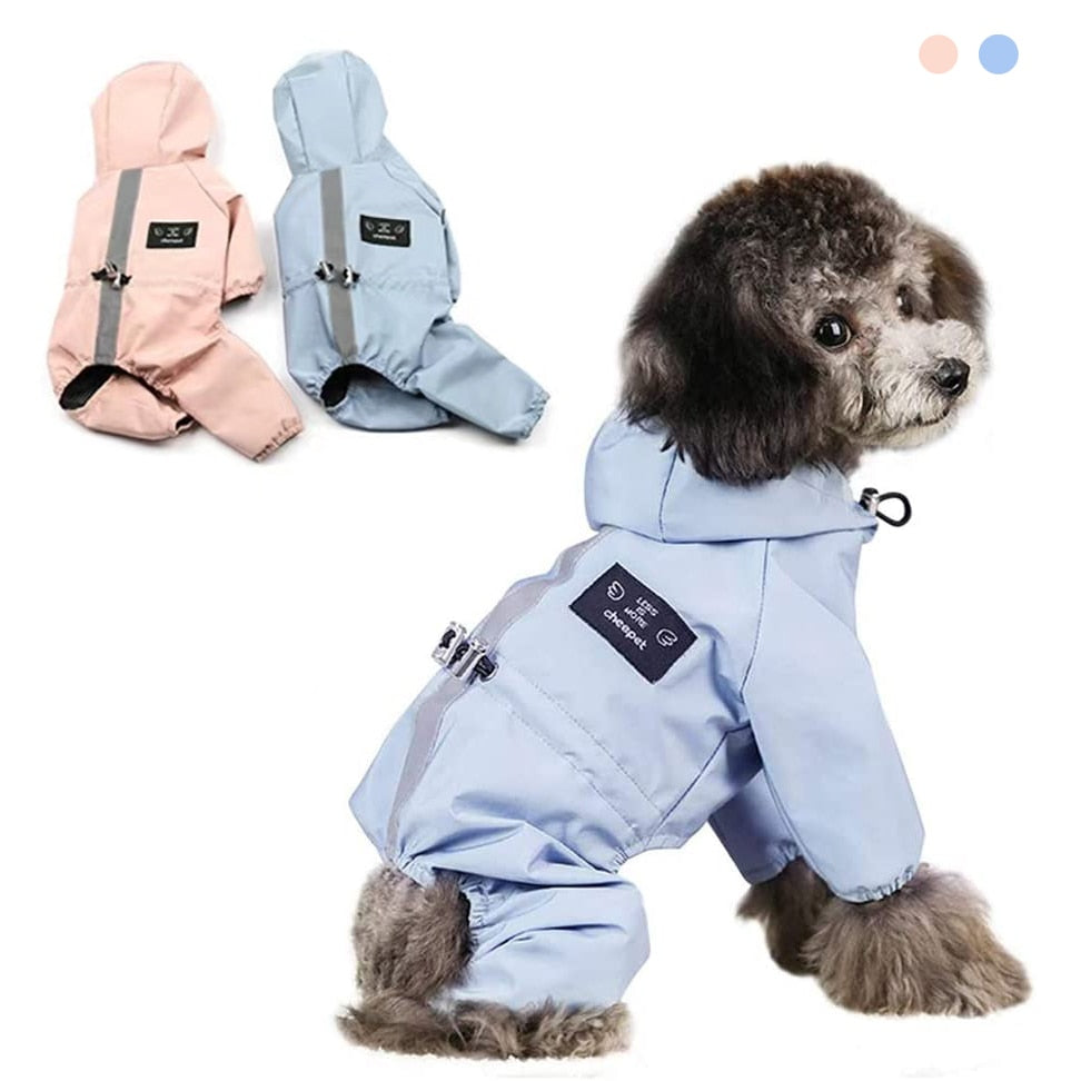 Reflective Waterproof Raincoat for Dogs or Cats