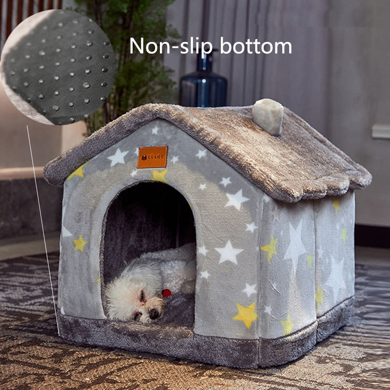 Warm Fleece Indoor Dog House