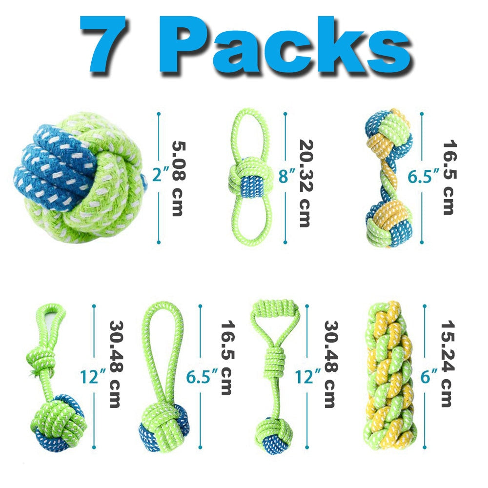 Durable Rope Dog Toy Sets