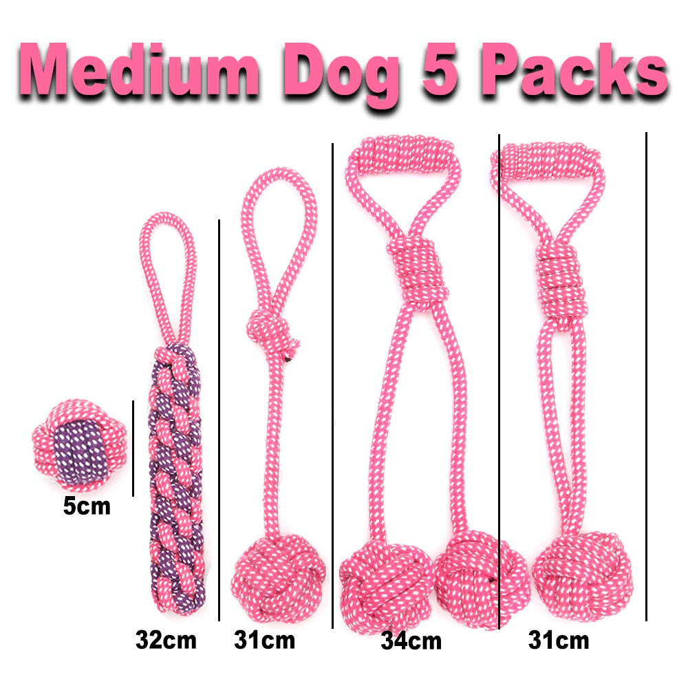 Durable Rope Dog Toy Sets