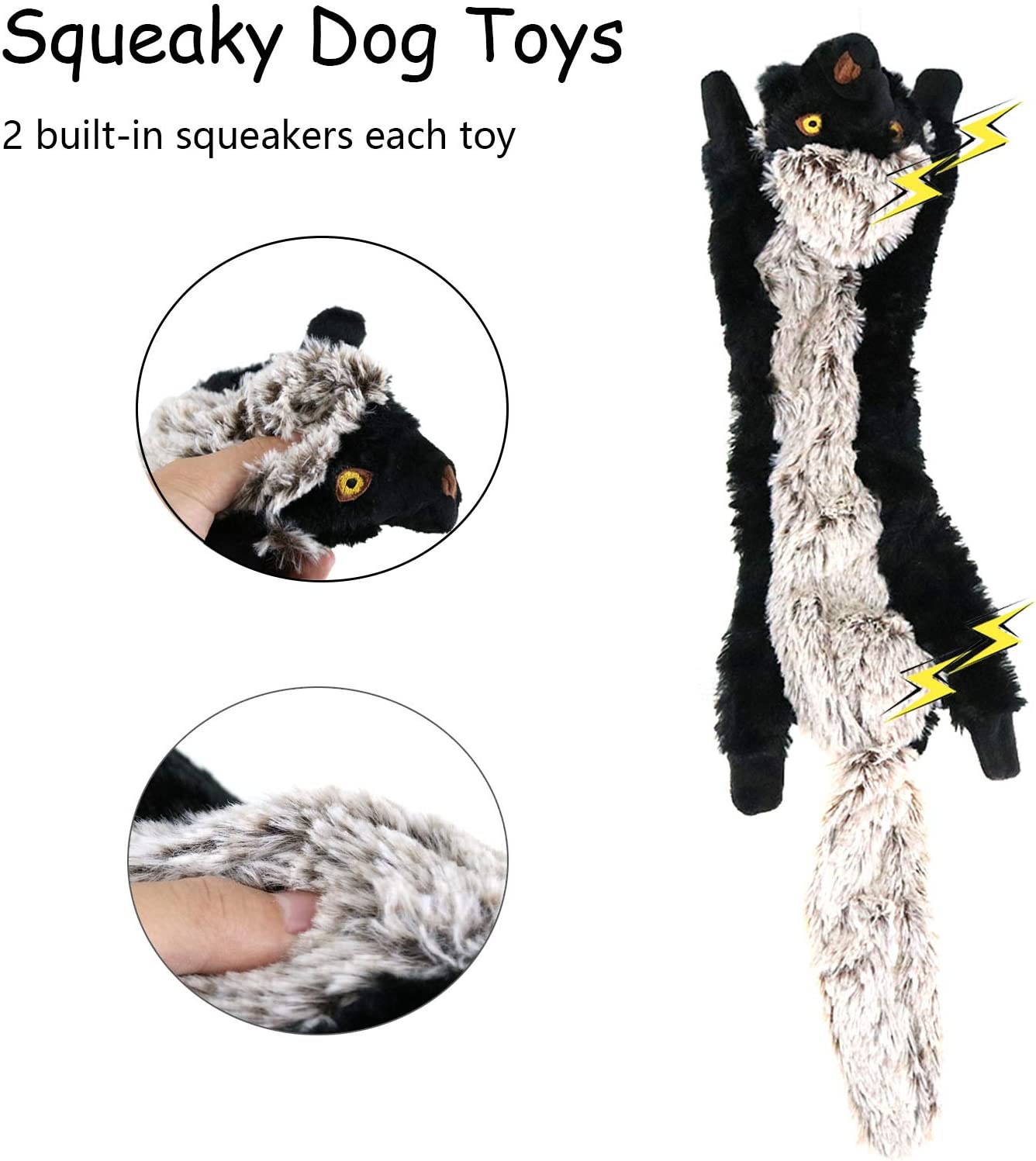 No-Stuffing Bite Resistant Squeaky Toy