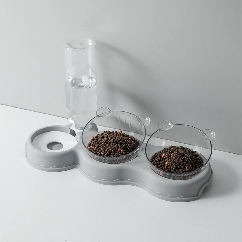 Automatic Water With Feeding Bowl