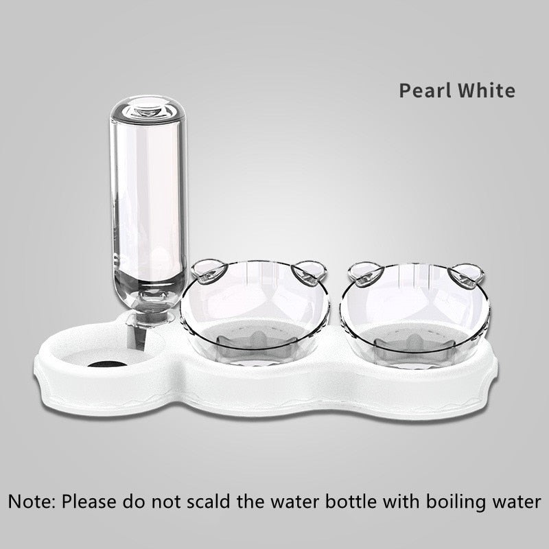 Automatic Water With Feeding Bowl