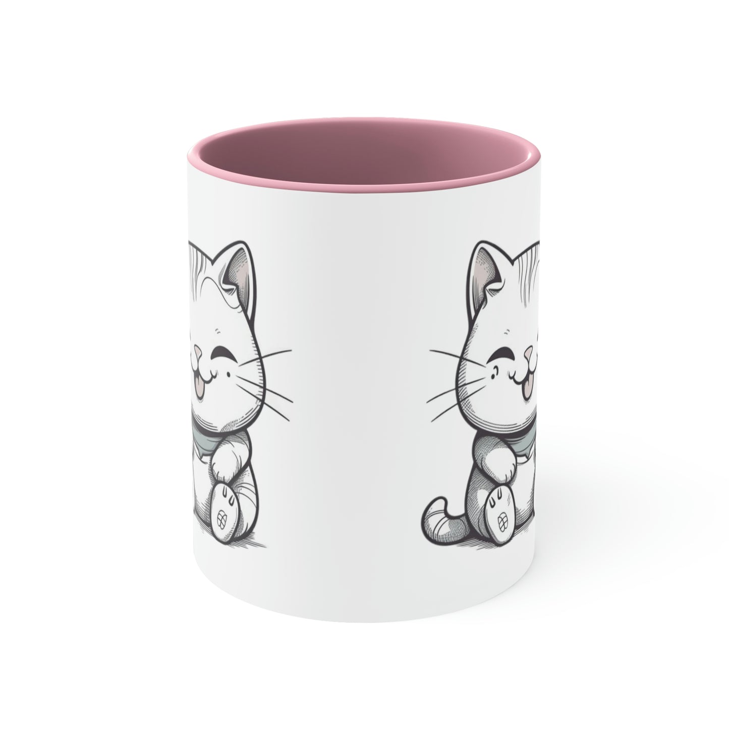 Claw-some Cat Accent Coffee Mug, 11oz