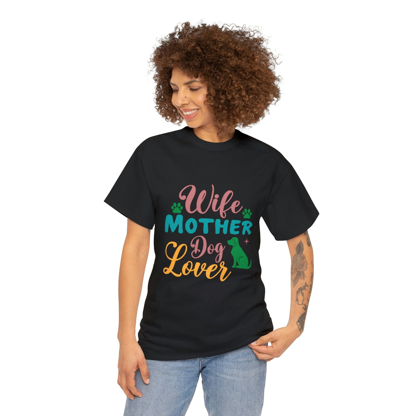 Wife Mother Dog Lover Tee