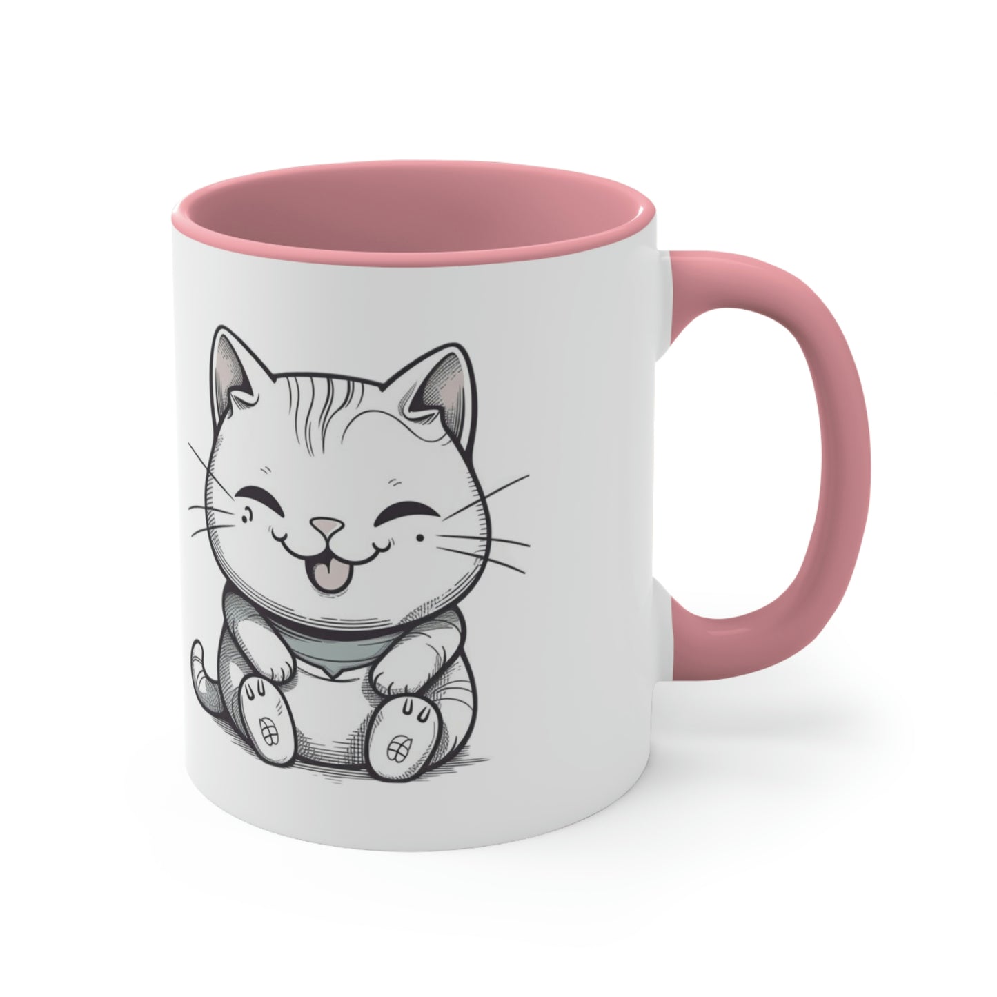 Claw-some Cat Accent Coffee Mug, 11oz
